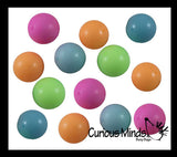Small Glow in the Dark Doh Filled 1.5" Stress Ball - Ceiling Sticky Glob Balls - Squishy Gooey Shape-able Squish Sensory Squeeze Balls