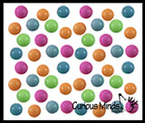 Small Glow in the Dark Doh Filled 1.5" Stress Ball - Ceiling Sticky Glob Balls - Squishy Gooey Shape-able Squish Sensory Squeeze Balls