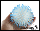 Glow in the Dark 4" Puffer Ball -  Indoor Soft Hairy Air-Filled Sensory Ball