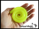 Glow in the Dark Stretch String Fidget Toy- Worm Noodle Strings Fidget Toy - 14" Long, Thick, Build Resistance for Strengthening Exercise, Pull, Stretchy, Fiddle