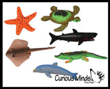 Grow an Animal in Water - Add Water and it Grows up to 9" - Sea Critter Toy Bath Fun Science Expanding Novelty Magic Absorbent Polymer Toy