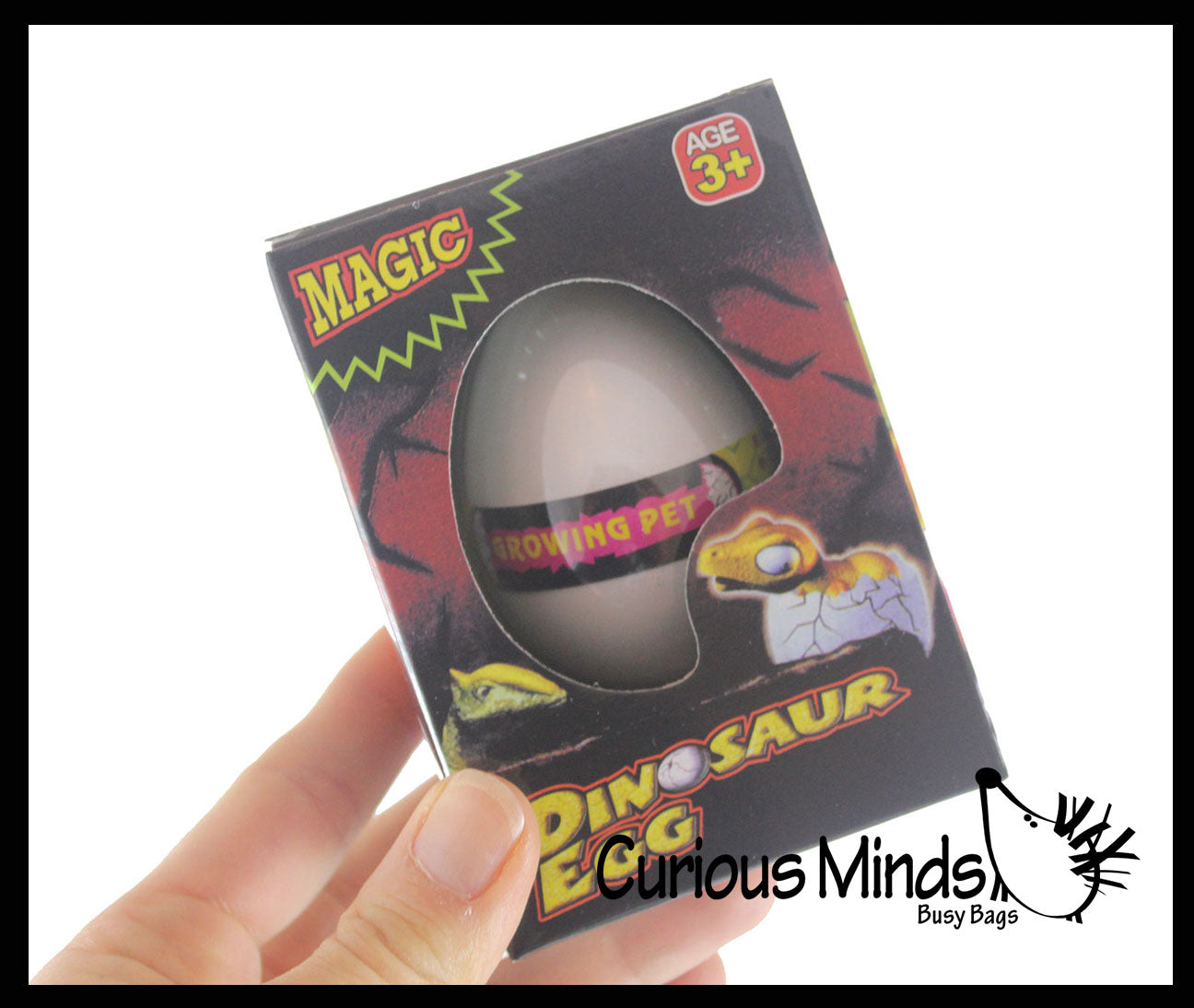 Hatch and Grow a Dinosaur Egg in Water - Add Water and it Grow - Critter Toy Bath