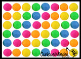 BULK - WHOLESALE - SALE - Spiky Bumpy Soft Doh Filled 2.5" Stress Ball - Squishy Gooey Shape-able Squish Sensory Squeeze Balls