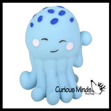 Jellyfish Soft Cream Doh Filled Stress Ball - Squishy Gooey Squish Sensory Squeeze Balls - Jellyfish Octopus Lover Gift