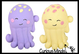 Jellyfish Soft Cream Doh Filled Stress Ball - Squishy Gooey Squish Sensory Squeeze Balls - Jellyfish Octopus Lover Gift