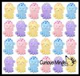 Jellyfish Soft Cream Doh Filled Stress Ball - Squishy Gooey Squish Sensory Squeeze Balls - Jellyfish Octopus Lover Gift