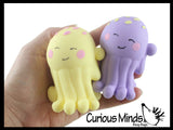 Jellyfish Soft Cream Doh Filled Stress Ball - Squishy Gooey Squish Sensory Squeeze Balls - Jellyfish Octopus Lover Gift