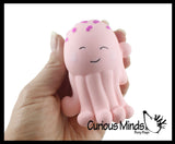 Jellyfish Soft Cream Doh Filled Stress Ball - Squishy Gooey Squish Sensory Squeeze Balls - Jellyfish Octopus Lover Gift