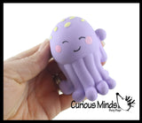 Jellyfish Soft Cream Doh Filled Stress Ball - Squishy Gooey Squish Sensory Squeeze Balls - Jellyfish Octopus Lover Gift