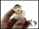 CLEARANCE - SALE -  Halloween Theme Rubber Duckies - Glow in the Dark Spooky Duck for Party or Trick or Treat