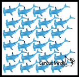 Large Hammerhead Shark Water Gel Water Bead Filled Squeeze Stress Ball  -  Sensory, Stress, Fidget Toy