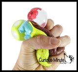 Hatching Dinosaur Egg Squeeze Stress Ball with Baby Dino -  Sensory, Stress, Fidget Toy