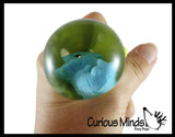 Hatching Dinosaur Egg Squeeze Stress Ball with Baby Dino -  Sensory, Stress, Fidget Toy