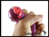 Hatching Dinosaur Egg Squeeze Stress Ball with Baby Dino -  Sensory, Stress, Fidget Toy