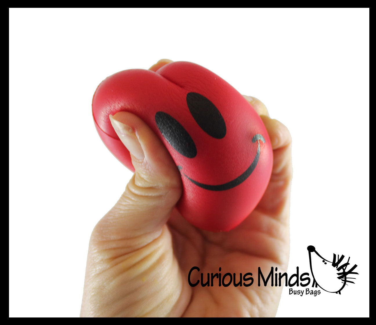 Red Heart Valentine Themed Stress Balls - Unique Valentines Day Cards for Kids