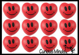 Red Heart Valentine Themed Stress Balls - Unique Valentines Day Cards for Kids