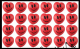 Red Heart Valentine Themed Stress Balls - Unique Valentines Day Cards for Kids