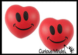Red Heart Valentine Themed Stress Balls - Unique Valentines Day Cards for Kids