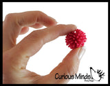 Soft 1" Mini Spike Hedge Balls -  Spiky Wooly Porcupine Balls - Sensory Novelty Toy - Fun Soft and Squishy