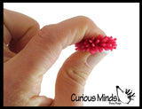 Soft 1" Mini Spike Hedge Balls -  Spiky Wooly Porcupine Balls - Sensory Novelty Toy - Fun Soft and Squishy