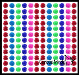 Soft 1" Mini Spike Hedge Balls -  Spiky Wooly Porcupine Balls - Sensory Novelty Toy - Fun Soft and Squishy