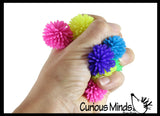 Soft Mini Spike Hedge Balls -  Spiky Wooly Porcupine Balls - Sensory Novelty Toy - Fun Soft and Squishy