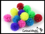 Soft Mini Spike Hedge Balls -  Spiky Wooly Porcupine Balls - Sensory Novelty Toy - Fun Soft and Squishy