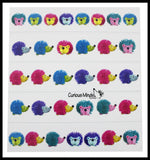 Hedgehog Patterns Busy Bag - Educational Toy with Cute Hedge Hog Figurines - Math Patterning Game