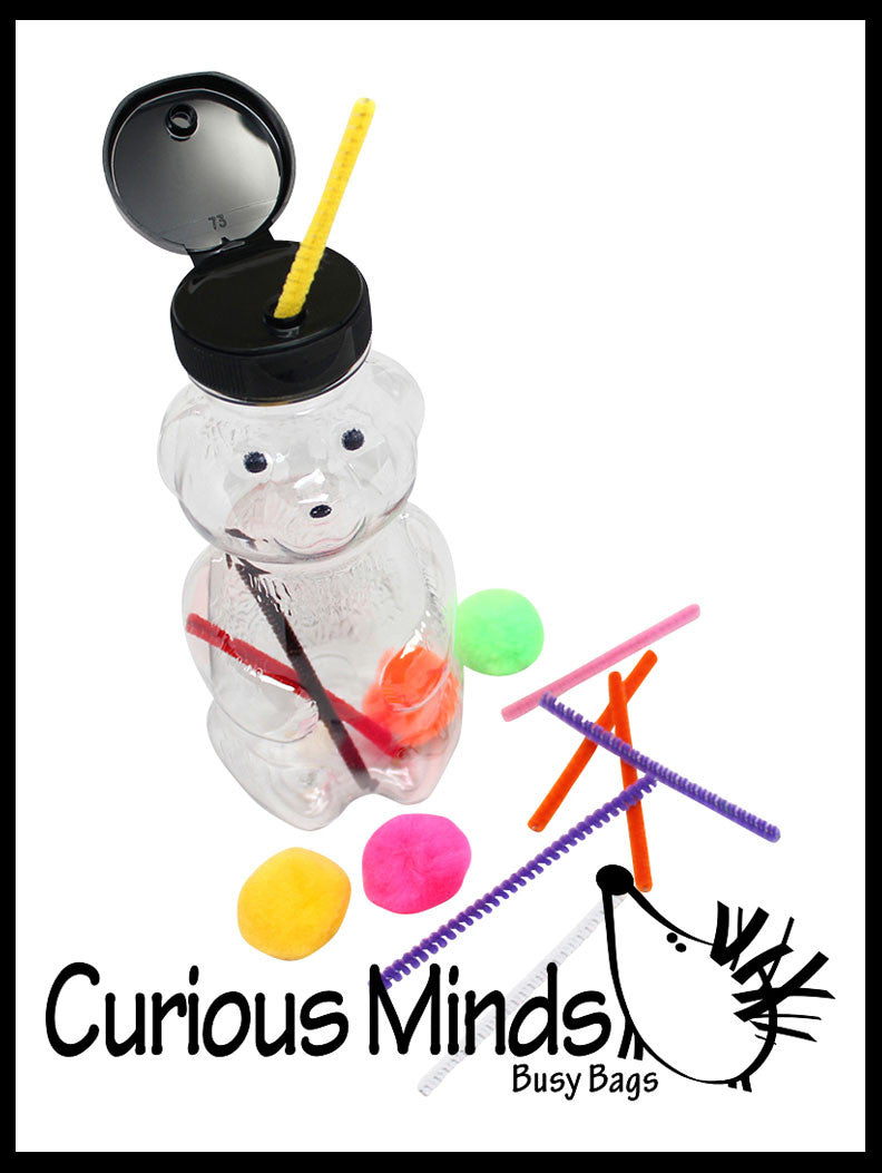 Honey Bear Sticks and Stones - Fine Motor Busy Bag