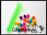 LAST CHANCE - LIMITED STOCK  - SALE -  Simply a Tube and Poms Toddler Busy Bags
