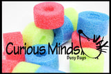 CLEARANCE - SALE - Toddler busy bag - lacing beads - Pool Noodle Beads
