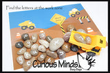 PDF File - YOU PRINT - Busy Bag - Construction Alphabet Matching Learning Game (TRUCK AND ROCKS NOT INCLUDED)