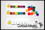 PDF FILE - Pattern Caterpillar Cards Busy Bag