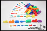 Transportation Vehicles Patterns Busy Bag - Cars, Bus, Helicoptor, Boat, Train, Planes - Educational Toy with Vehicle Manipulatives