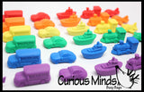 Transportation Vehicles Patterns Busy Bag - Cars, Bus, Helicoptor, Boat, Train, Planes - Educational Toy with Vehicle Manipulatives