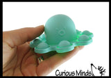 LAST CHANCE - LIMITED STOCK  - SALE - Octopus Bubble Pop Flip Fidget Toy - Silicone Push Poke Bubble Wrap Fidget Toy - Press Bubbles to Pop the Bubbles Down Then Flip it over and Do it Again - Bubble Popper Sensory Stress Toy
