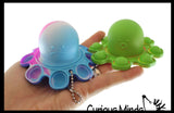 LAST CHANCE - LIMITED STOCK  - SALE - Octopus Bubble Pop Flip Fidget Toy - Silicone Push Poke Bubble Wrap Fidget Toy - Press Bubbles to Pop the Bubbles Down Then Flip it over and Do it Again - Bubble Popper Sensory Stress Toy