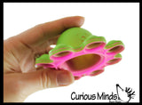 LAST CHANCE - LIMITED STOCK  - SALE - Octopus Bubble Pop Flip Fidget Toy - Silicone Push Poke Bubble Wrap Fidget Toy - Press Bubbles to Pop the Bubbles Down Then Flip it over and Do it Again - Bubble Popper Sensory Stress Toy