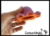 LAST CHANCE - LIMITED STOCK  - SALE - Octopus Bubble Pop Flip Fidget Toy - Silicone Push Poke Bubble Wrap Fidget Toy - Press Bubbles to Pop the Bubbles Down Then Flip it over and Do it Again - Bubble Popper Sensory Stress Toy