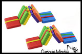 Jacob's Ladder Click Clack Fidget Toy - Classic Wooden Optical Illusion Toy