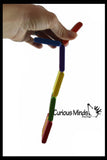 Jacob's Ladder Click Clack Fidget Toy - Classic Wooden Optical Illusion Toy