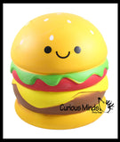 LAST CHANCE - LIMITED STOCK - JUMBO Burger Squishy Slow Rise Foam Junk Fast Food Toy -  Scented Sensory, Stress, Fidget Toy