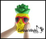 JUMBO Pineapple Squishy Slow Rise Foam Fruit -  Scented Sensory, Stress, Fidget Toy
