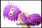 Huge Jumbo Knobby Puffer Worm -  Sensory Fidget Toy