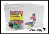 Jumbo Snap Block Patterns Busy Bag - Fine Motor and Pattern Matching Children's Toy
