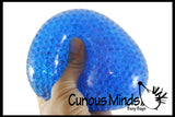 Jumbo 4" Water Bead Filled Squeeze Stress Ball  -  Sensory, Stress, Fidget Toy