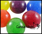 Jumbo 4" Water Bead Filled Squeeze Stress Ball  -  Sensory, Stress, Fidget Toy
