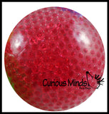 Jumbo 4" Water Bead Filled Squeeze Stress Ball  -  Sensory, Stress, Fidget Toy