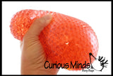 Jumbo 4" Water Bead Filled Squeeze Stress Ball  -  Sensory, Stress, Fidget Toy