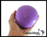 Jumbo 4" Color Changing Gel and Black Water Bead Ball  Squeeze Stress Ball  -  Sensory, Stress, Fidget Toy